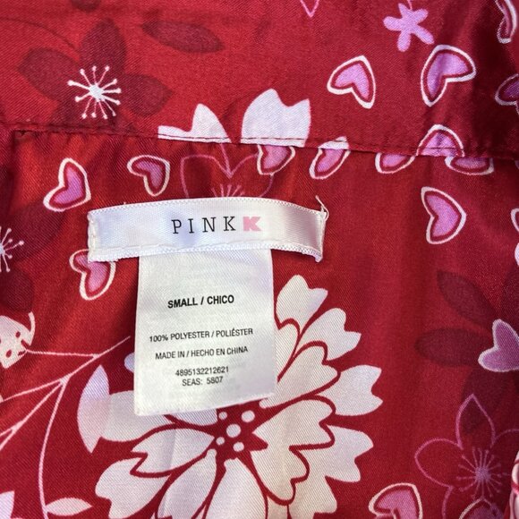 PINK By Victoria’s‎ Secret Red Satin Pajamas Small - Picture 5 of 6